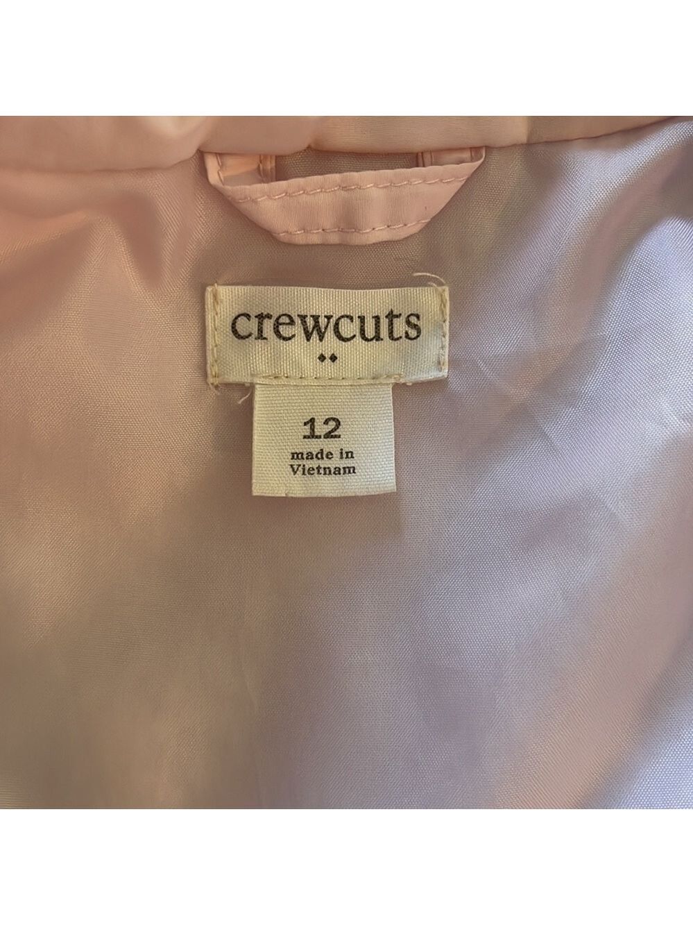 CREWCUTS Girls Light Pink Quilted Vest 12 - Picture 7 of 9